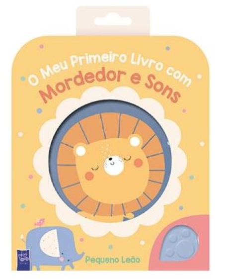 O MEU PRIMEIRO LIVRO COM MORDEDOR E SONS - PEQUENO LEÃO