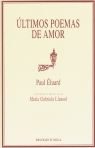 ULTIMOS POEMAS DE AMOR