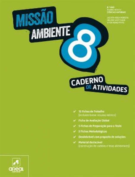 05000003 - Missão Ambiente 8 - Ciências Naturais - 8º Ano - Caderno