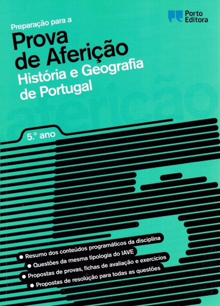 20555.10 - PREPARACAO PARA A PROVA DE AFERICAO - HISTORIA E GEOGRAFIA DE PORTUGAL 5 ANO
