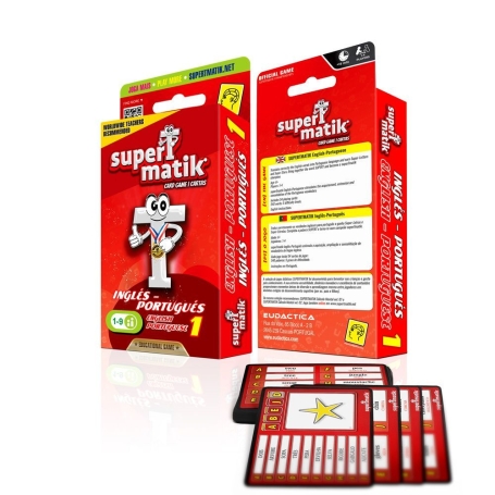 SUPERTMATIK INGLES PORTUGUES IDADE 6-99 1 A 4 JOGADORES