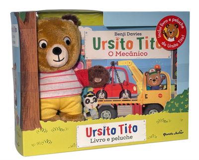 URSITO TITO: O MECÂNICO - UM LIVRO E UM PELUCHE