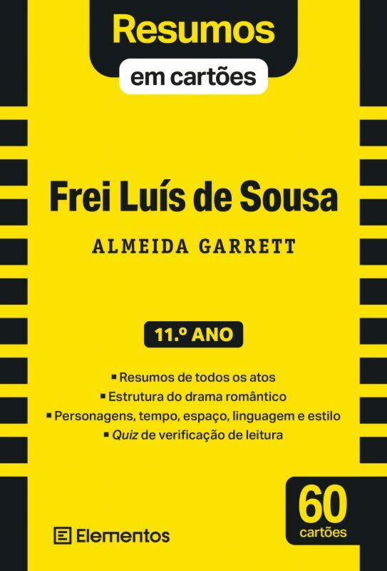 40217.10 - RESUMOS EM CARTÕES: FREI LUÍS DE SOUSA