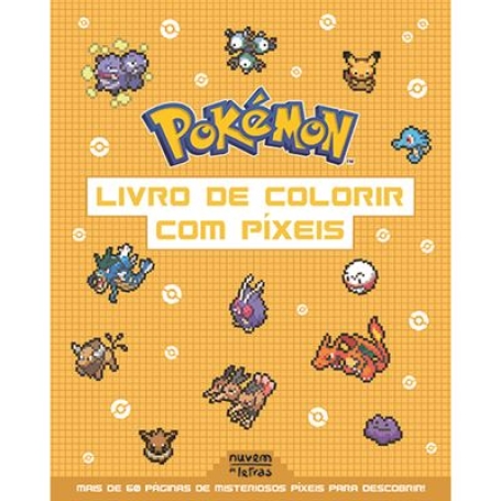 POKEMON LIVRO DE COLORIR COM PIXEIS
