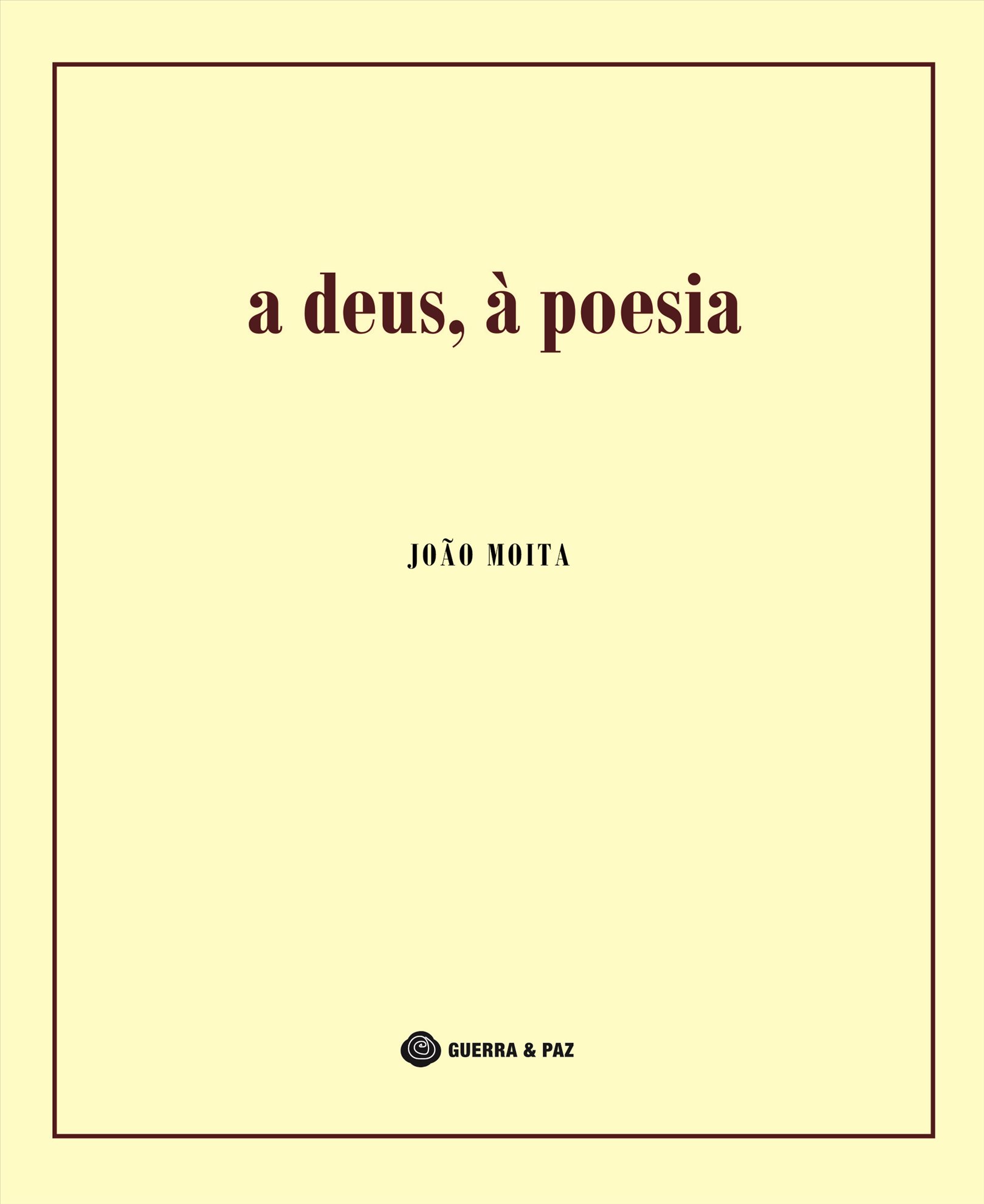 A DEUS, À POESIA