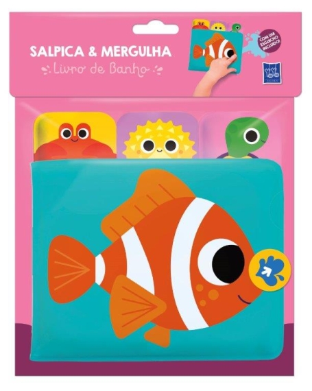 PEIXE - SALPICA E MERGULHA - livro de banho