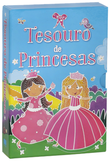 70630.12 - TESOURO DE PRINCESAS - contem 4 livros