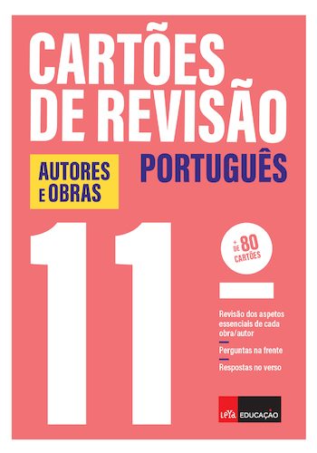 CARTÕES DE REVISÃO PORTUGUÊS 11º ANO - Obras e autores