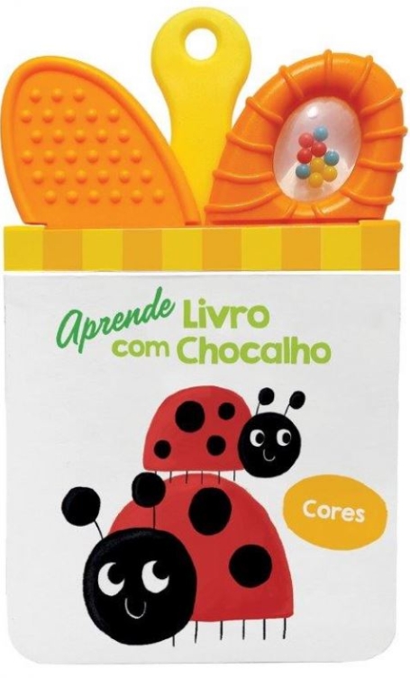 APRENDE CORES - LIVRO COM CHOCALHO