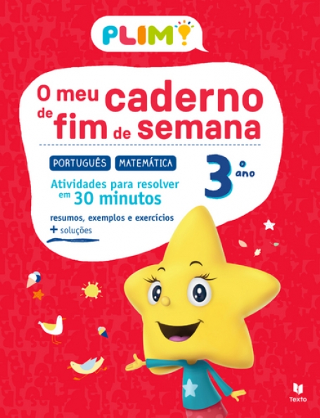 PLIM O MEU CADERNO DE FIM DE SEMANA 3º ANO - PORTUGUES+MATEMATICA