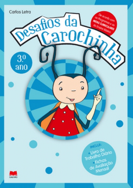 DESAFIOS DA CAROCHINHA 3º ANO - inclui livro de trabalho diario + fichas de avaliacao mensal