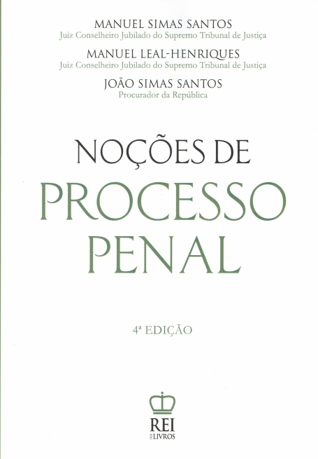 NOÇOES DE PROCESSO PENAL - 4 ª EDIÇAO