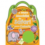 A MINHA MOCHILA DE SAFARI PARA COLORIR - mais de 100 autocolantes