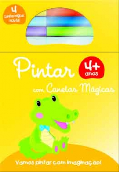 PINTAR COM CANETAS MAGICAS - CROCODILO