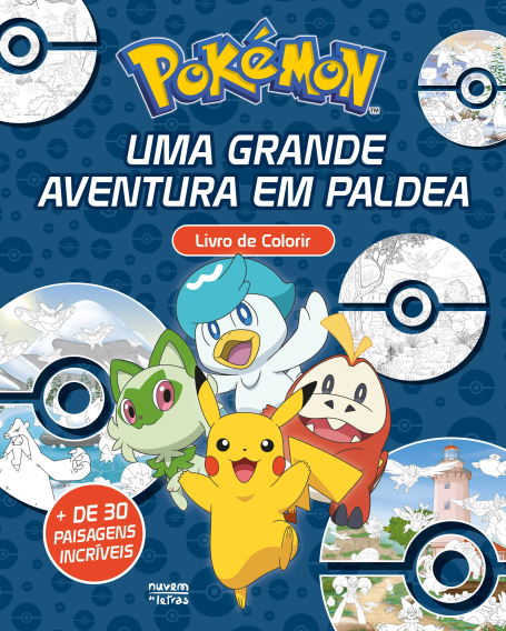 POKEMON UMA GRANDE AVENTURA EM PALDEA - LIVRO DE COLORIR