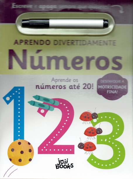APRENDO DIVERTIDAMENTE NÚMEROS - COM CANETA