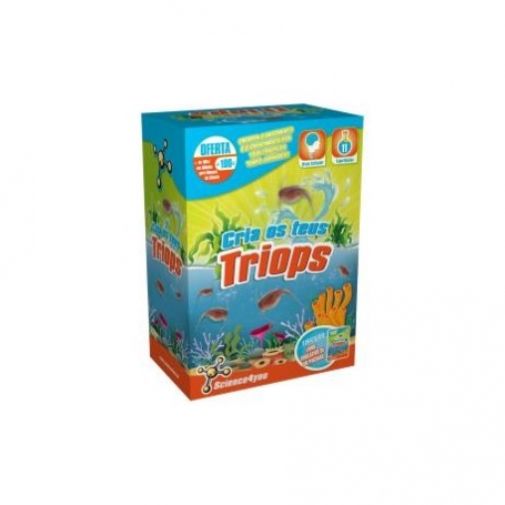 CRIA OS TEUS TRIOPS - observa o nascimento e o crescimento dos teus triops do tempo jurassico