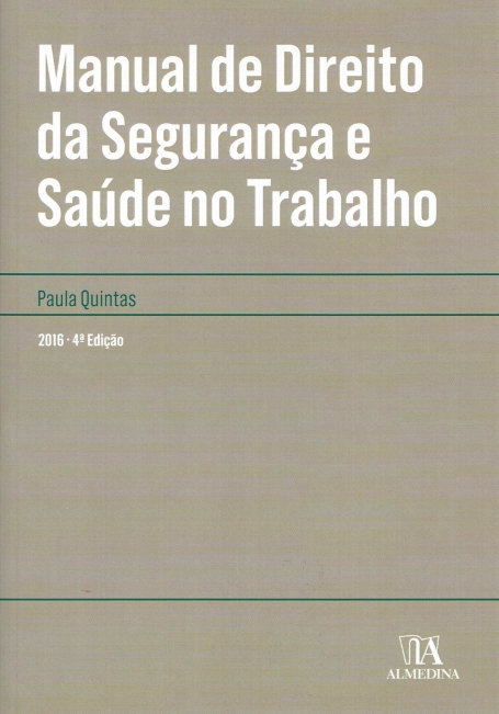 MANUAL DE DIREITO DA SEGURANCA E SAUDE NO TRABALHO - 2016 4a EDICAO