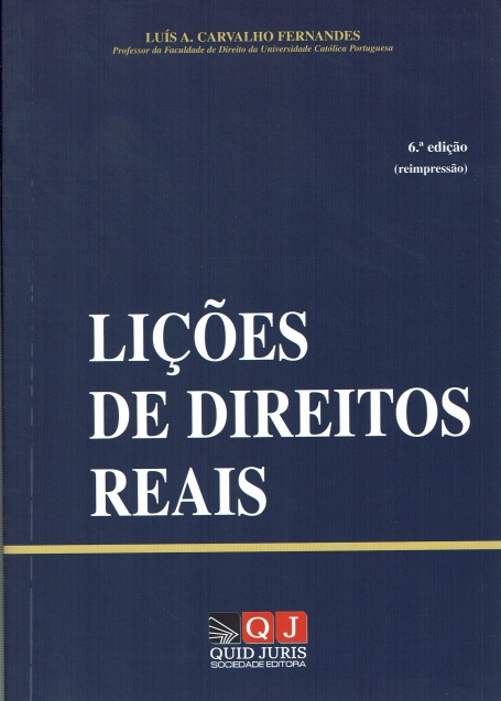 LICOES DE DIREITO REAIS - 6º edicao