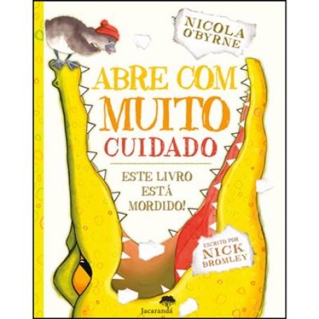 ABRE COM MUITO CUIDADO - Este livro está mordido !