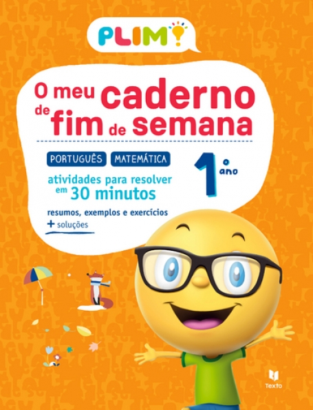 PLIM - O MEU CADERNO DE FIM DE SEMANA 1 ANO - PORTUGUES + MATEMATICA