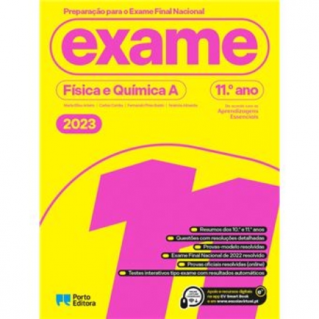 PREPARAÇÃO PARA O EXAME FINAL NACIONAL - FÍSICA E QUÍMICA A 11º ANO 2023