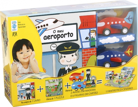O MEU AEROPORTO - LIVRO + FIGURAS