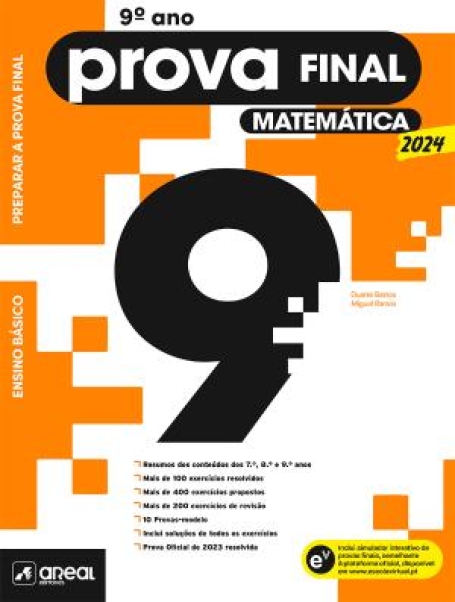 01341.60- PREPARAR A PROVA FINAL 2024 - MATEMÁTICA - 9.º ANO