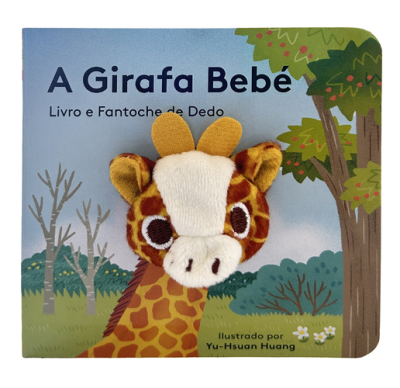A GIRAFA BEBÉ - LIVRO E FANTOCHE DE DEDO