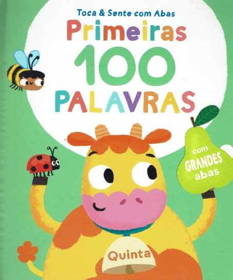 PRIMEIRAS 100 PALAVRAS: QUINTA toca e sente com abas