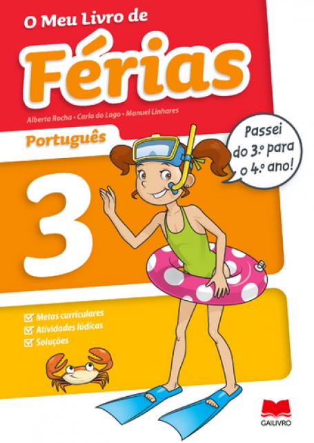 O MEU LIVRO DE FÉRIAS PORTUGUÊS 3 - 3º PARA 4º ANO