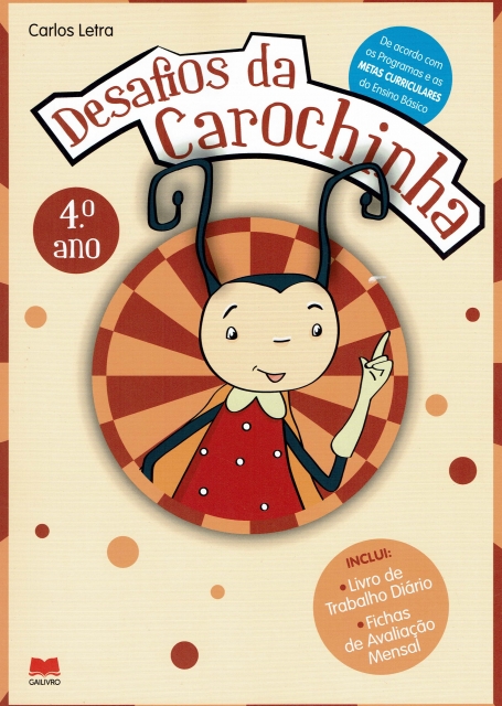 DESAFIOS DA CAROCHINHA 4º ANO - inclui livro de trabalho diario + fichas de avaliacao mensal