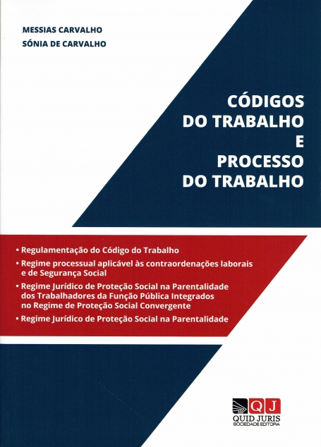 CÓDIGOS DO TRABALHO E PROCESSO DO TRABALHO