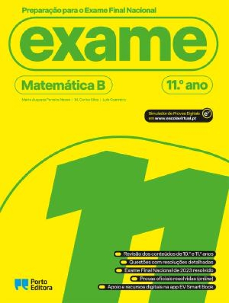 46998.01 - PREPARAÇÃO PARA O EXAME FINAL NACIONAL - MATEMÁTICA B 11.º ANO