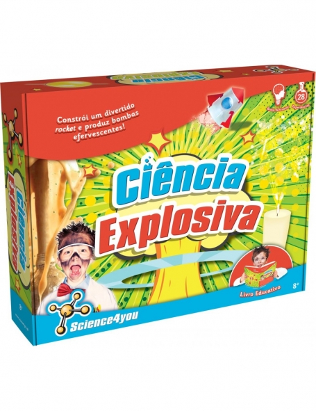 CIENCIA EXPLOSIVA - constroi um divertido rocket e produz bombas efervescentes