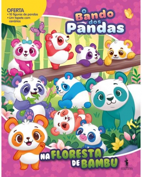 O BANDO DOS PANDAS na floresta de bambu