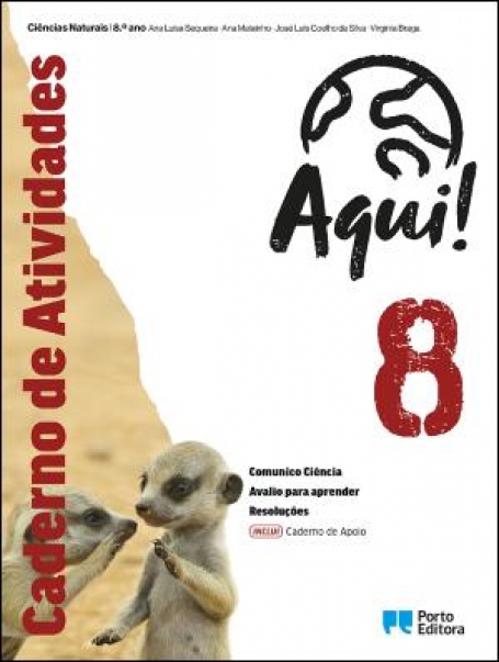 32917 - Aqui! 8 - Ciências Naturais - 8.º Ano - Caderno de Atividades