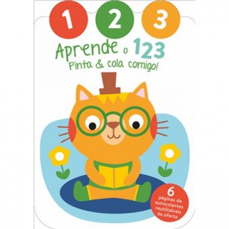 APRENDE 123 GATO - PINTA & COLA COMIGO