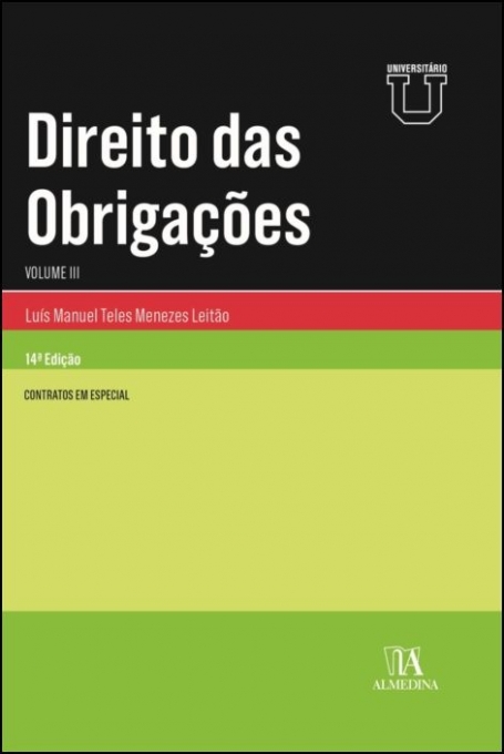 DIREITO DAS OBRIGACOES - VOLUME III 14ª Edição