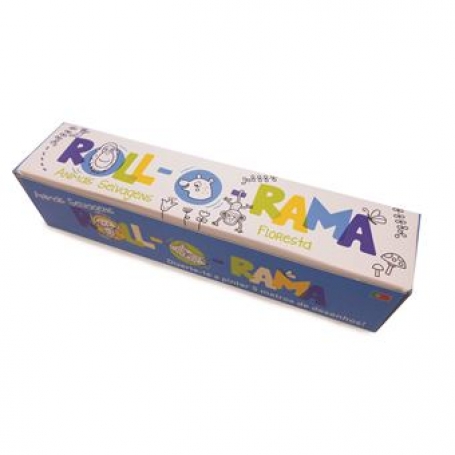 ROLL-O-RAMA - 5 METROS DE DIVERSÃO PARA COLORIR - ANIMAIS SELVAGENS