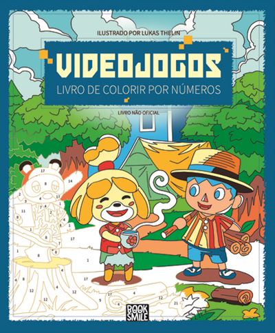 VIDEOJOGOS: LIVRO DE COLORIR POR NUMEROS
