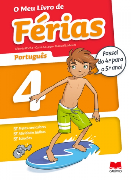 O MEU LIVRO DE FÉRIAS PORTUGUÊS 4 - 4º PARA 5º ANO