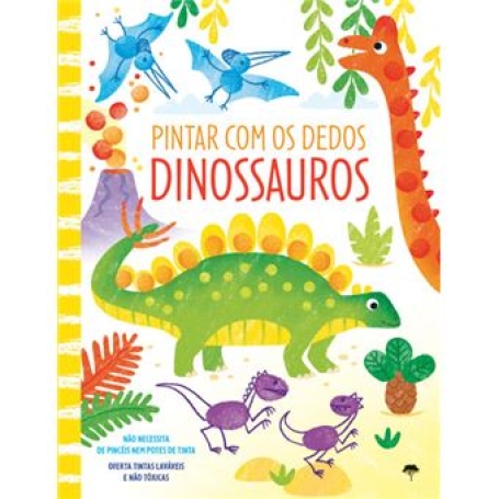 PINTAR COM OS DEDOS DINOSSAUROS