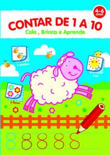 CONTAR DE 1 A 10 4-6 ANOS COLA BRINCA E APRENDE