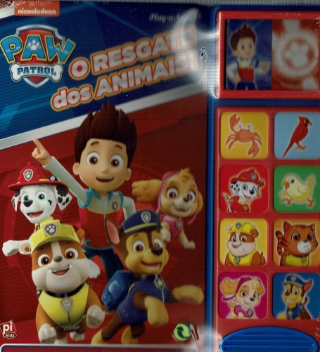 PAW PATROL O REGATE DOS ANIMAIS - LIVRO COM ABAS E SONS