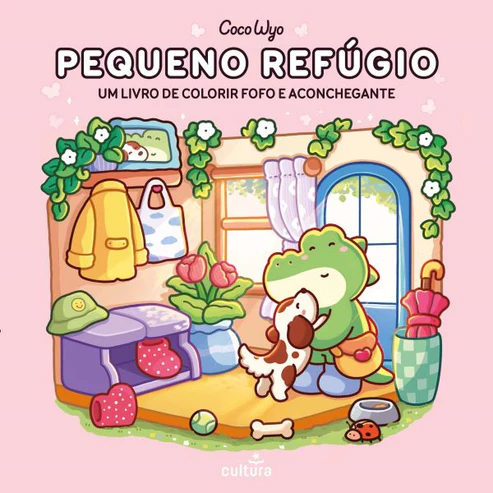 PEQUENO REFÚGIO - Um livro de colorir fofo e aconchegante