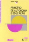 PRINCIPIO DE AUTONOMIA E EDUCACAO