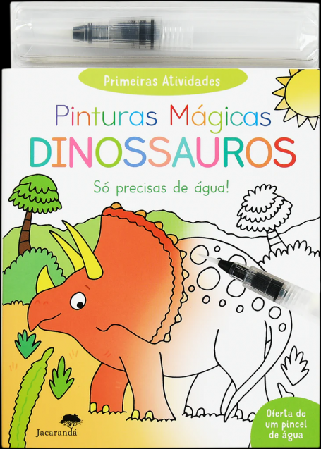 PRIMEIRAS ATIVIDADES - PINTURAS MÁGICAS - DINOSSAUROS
