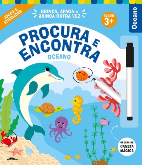 PROCURA E ENCONTRA - OCEANO 3 + oferta de caneta mágica