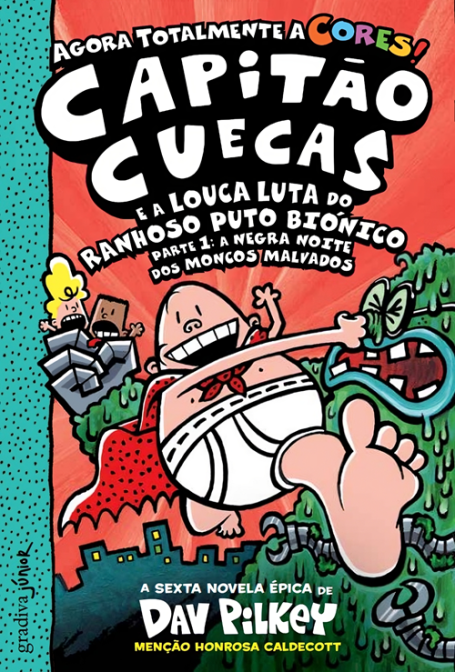 CAPITÃO CUECAS E A LOUCA LUTA DO RANHOSO PUTO BIÓNICO - Parte 1 a negra noite dos moncos malvados